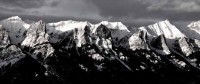 dawn,light,rundle,mountain,alberta,canada